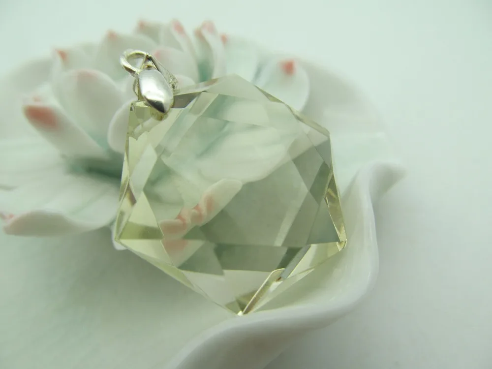 

AAA Natural Light YellowCrystal Satellites David pendant Fashion New Jewelry For Women Pendant With Rope
