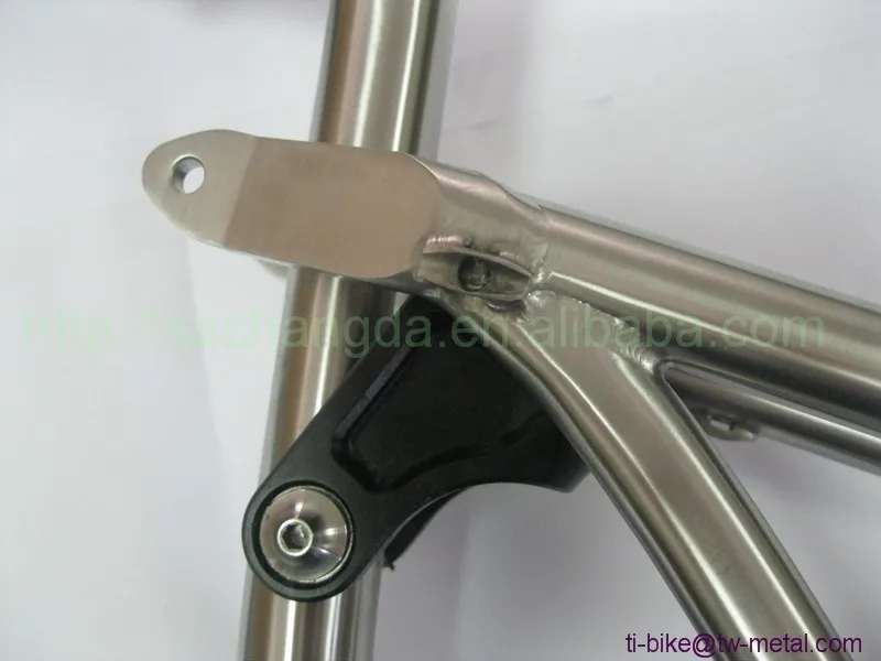 Cheap Titanium Suspension Bike Frame with Taper Head Tube Custom Titanium Suspension Frame with Post Mouth Brake China Titanium Frame 3 Cheap Titanium Suspension Bike Frame with Taper Head Tube Custom Titanium Suspension Frame with Post Mouth Brake China Titanium Frame 3