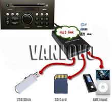 YATOUR Digital Music Changer AUX-IN SD USB MP3 Adapter for Suzuki PACR-series Radios
