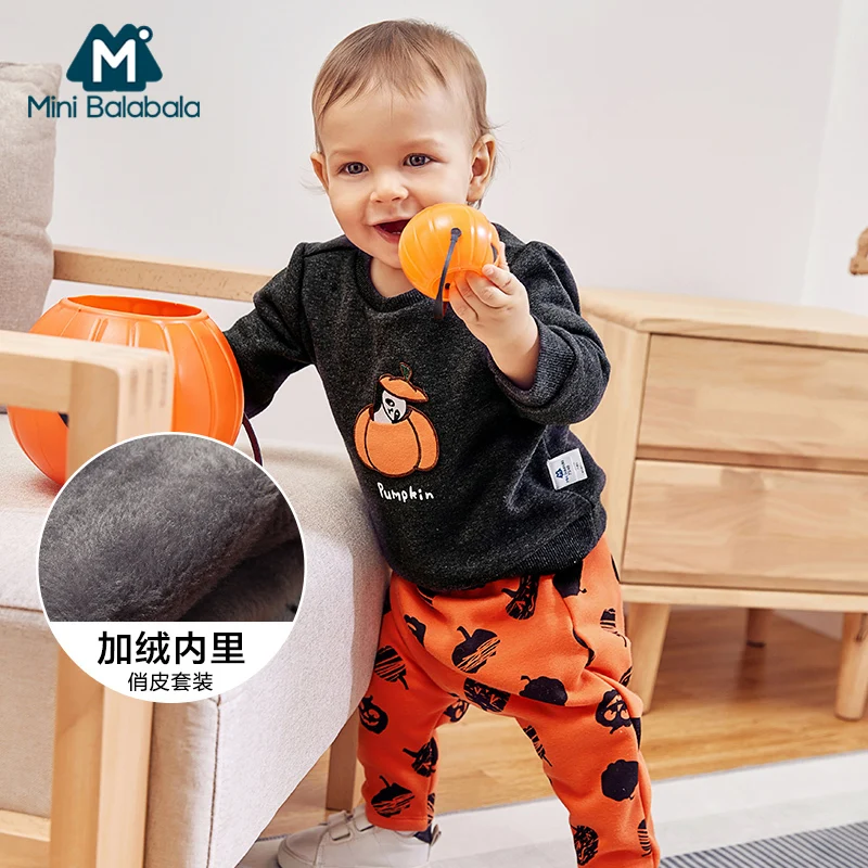 Newborn Baby Girls Clothes Winter Outfits Clothes Flower Tops+Ruffle Pants 3Pcs Set Clothes