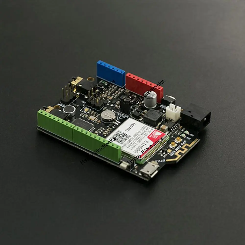 Новинка DFRobot SIM808 с материнской платой Leonardo 5 В ATmega32u4 MCU интегрированный GSM/GPRS/GPS