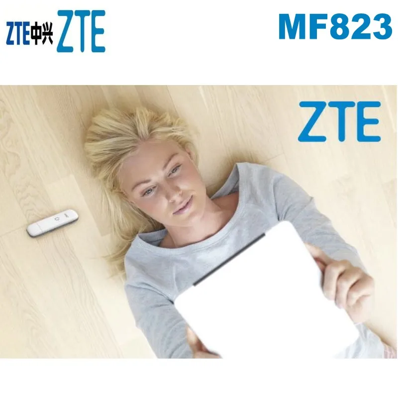 Оригинальный разблокирована zte MF823 3g 4 г USB LTE Dongle модем 100 Мбит/с данных карты мобильного модем широкополосного доступа в Интернет плюс 2 шт