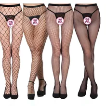 Сексуальные чулки в сетку, женские черные колготки, женские колготки с дырочками, сексуальное нижнее белье, чулки до бедра