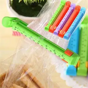 5 шт./лот, Упаковочная палочка для хранения свежих пищевых продуктов, цветной пластиковый пакет для упаковки пищевых продуктов