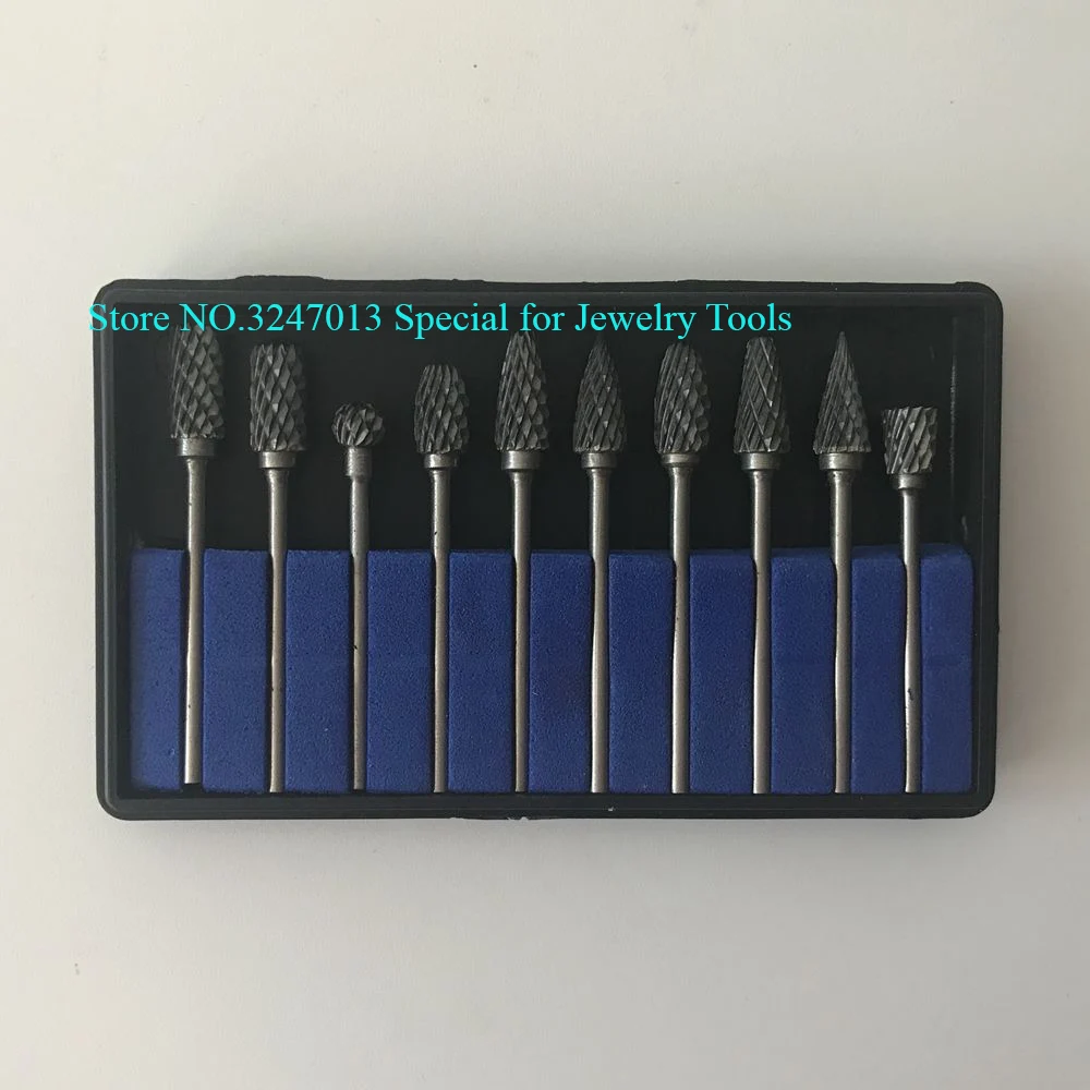 Polishing engraving Carbde Rotary Files 10pcs/set for Jewelry