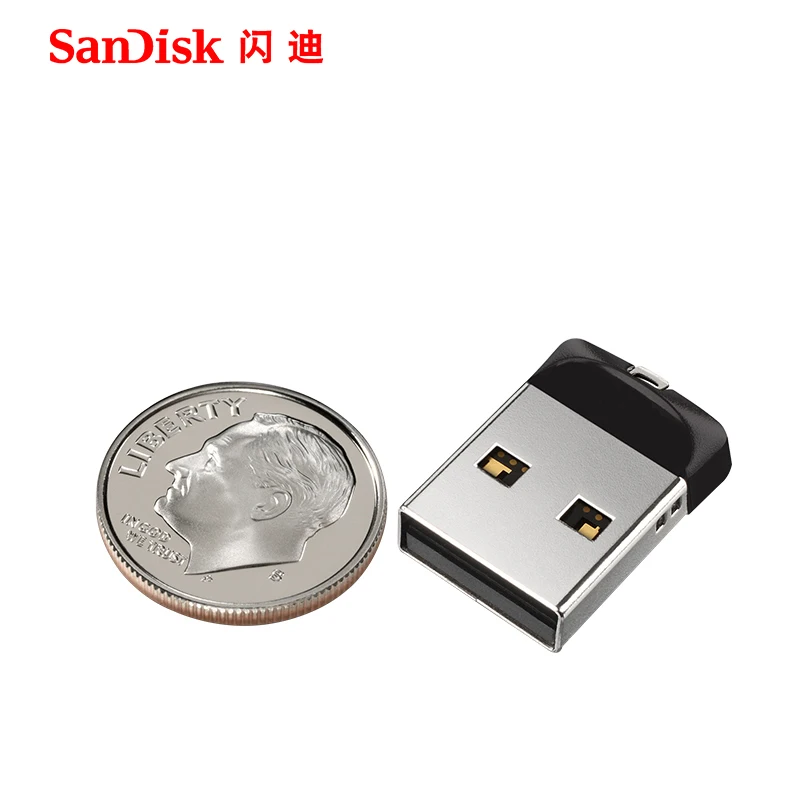 100% Оригинальный флеш накопитель USB SanDisk CZ33 64 ГБ 32 16 8 Мини 2 0 Поддержка официальной