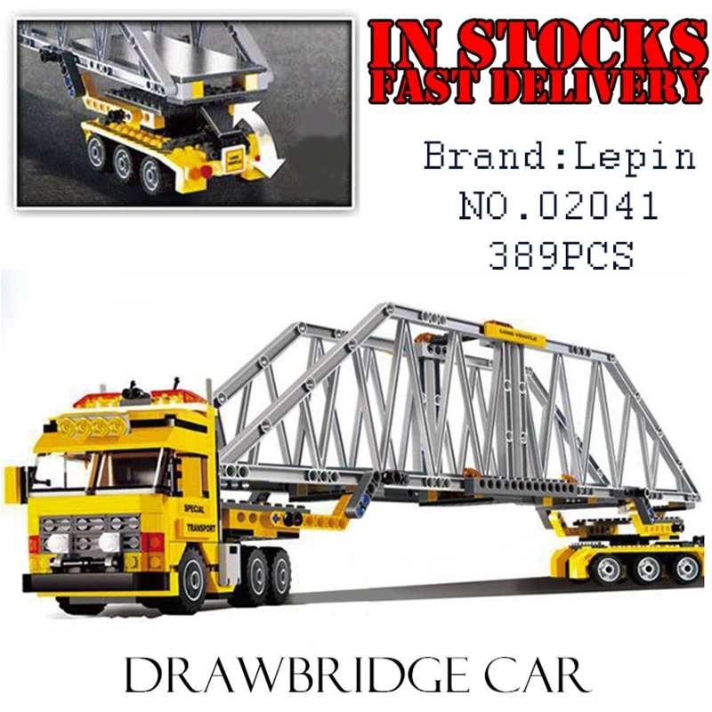 LEPIN City 02041 389PCS Heavy Loader Building Blocks Bricks enlighten font b toys b font for