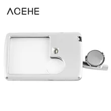 Кредитная карта 3x 6x лупа увеличительное светодиодный светильник Ювелирная Лупа для чтения хорошее использование распродажа Топ Прямая поставка