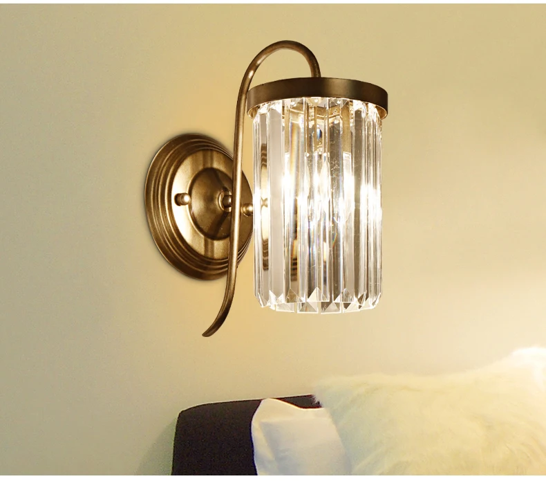 American bedside lamps wrought iron balcony corridor aisle lights