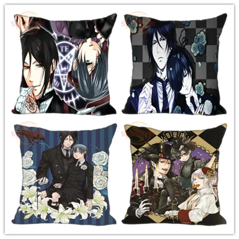 

G928 Black Butler Anime Bed Setting cm Throw Pillow Cases LUQI