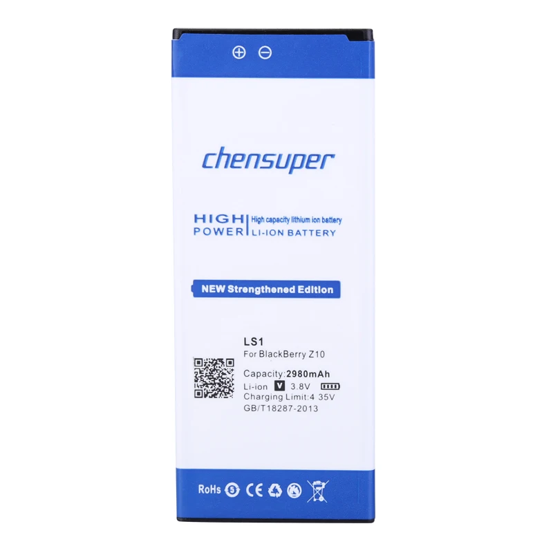 Chensuper New LS1 L S1 Li Ion Мобильный телефон Аккумулятор для BlackBerry Z10 батарея сотового