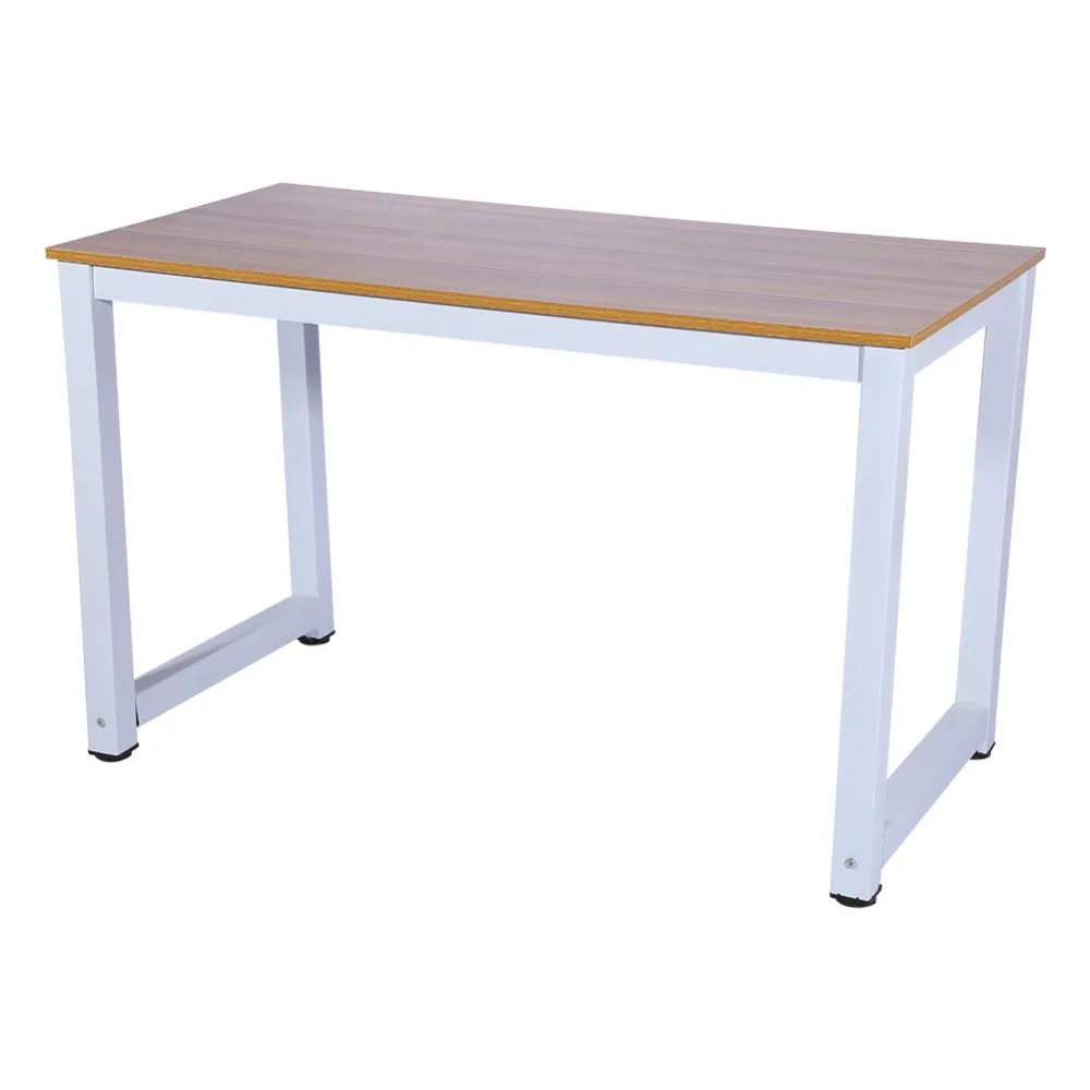 Современный деревянный и металлический компьютерный ПК домашний офисный стол функциональный стол для учебы