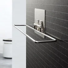 Multifunciton Хромированный Металл домашняя бесшовная вакуумная стойка для полотенец Креативный дизайн вешалка для полотенец