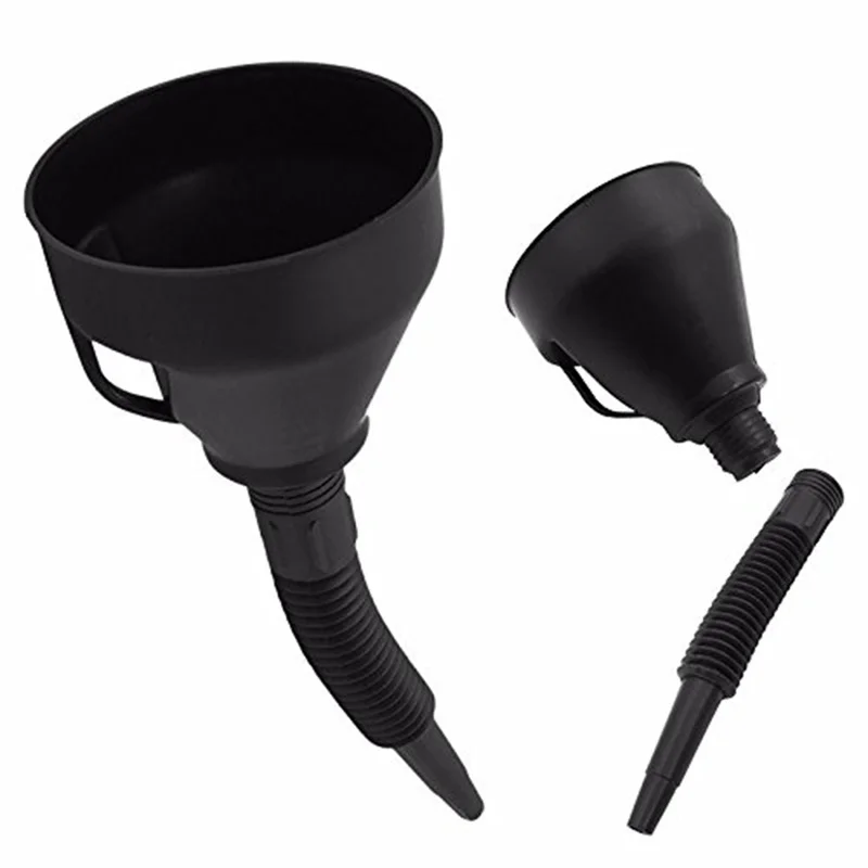 Car Fueling Funnel Removable Plastic Tool for Motorcycle Truck Refueling Supply