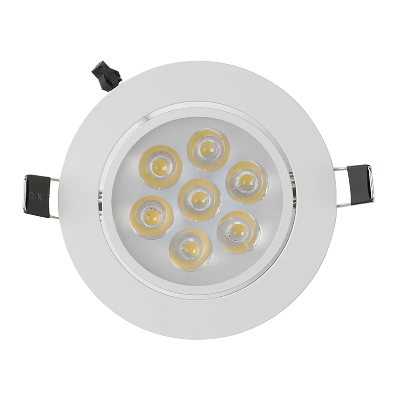 

white High power Dimmable Led downlight Ceiling Spot Light 9w 12w 15w 21w ac 110V 220V ceiling recessed Indoor Lighting
