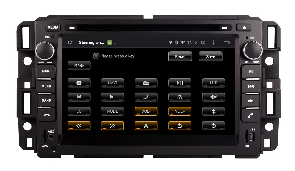 Clearance 7" Android Car DVD Player,BT GPS WIFI Canbus,Audio Radio Stereo,Car multimedia for GMC Yukon/Tahoe 2007 2008 2009 2010 2011 2012 7