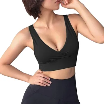

Vest Top Sexy Summer 2019 Summer Sport Vest Women Fashion Solid Color Workout Tank Bras Casual Top D300525