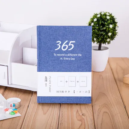 

Retro Creative grid cloth series daily weekly 365 days planner Notebook time management diary Bullet Journal Bujo Agenda 2019