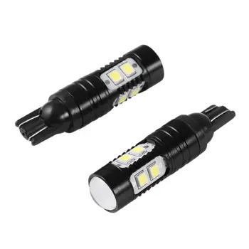 

2pcs/set 50W 6000K LED Reverse Light Bulbs Super Bright DC 12V Universal External Lights LED Car Lamps T10 T15 Hot Drop Shipping
