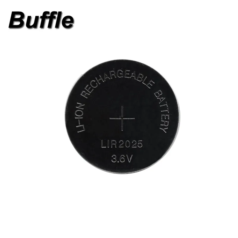 2x Buffle LIR2025 аккумуляторная батарея для BMW ключи литий-ионная батарея Кнопка/монетница 3,6 V 30mAh Repleace CR2025