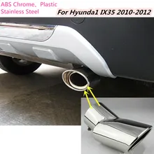Hot sale For Hyundai IX35 2010 2011 2012 car cover muffler exterior end pipe outlet dedicate stainless steel exhaust tip tail