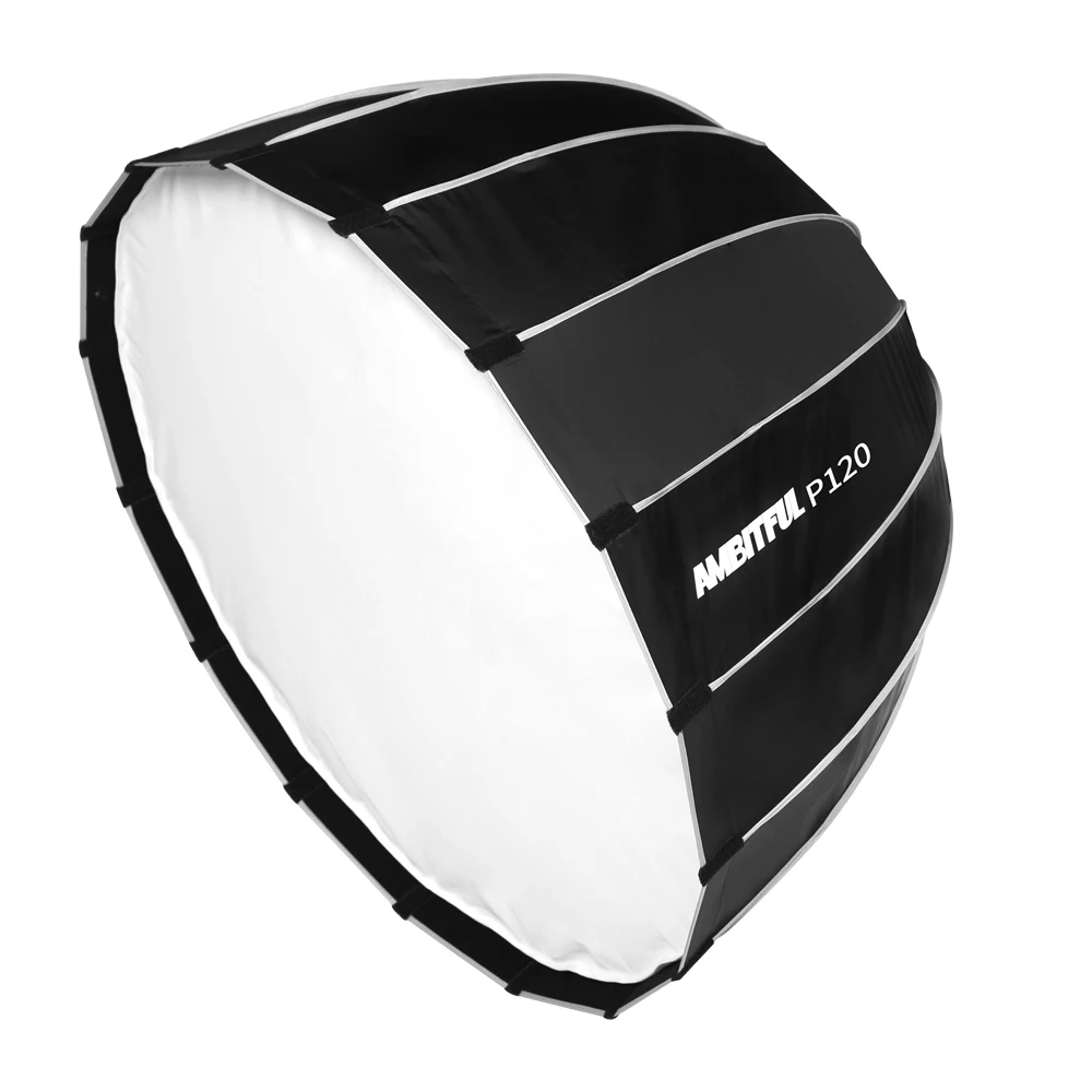 AMBITFUL P120 портативная быстрая установка 120 см глубокий параболический софтбокс