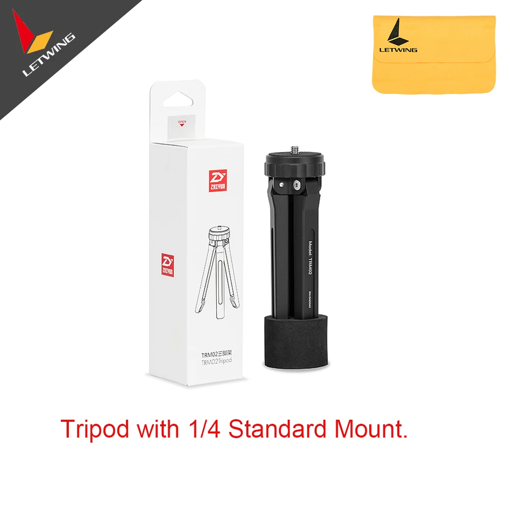 

Zhiyun Original Universal Mini Tripod Monopod for Crane 2 Stabilizer Crane V2 M Smooth Q Gimbal with 1/4 and 3/8 Mount