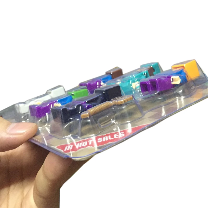 6pcs/set Minecraft Toy With Weapon Hanger Action Figure Minecraft Set 3D Models Classic Collection Toys For Children Hot Sale #H