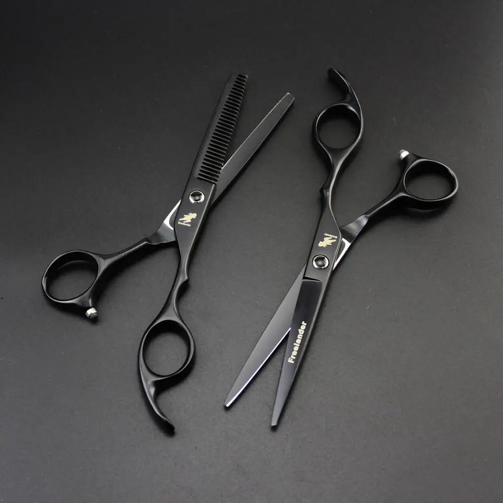 6 дюймов бренд freelander парикмахерские ножницы, ножницы для волос Резка истончение ножницы Инструменты для укладки Парикмахерские ножницы