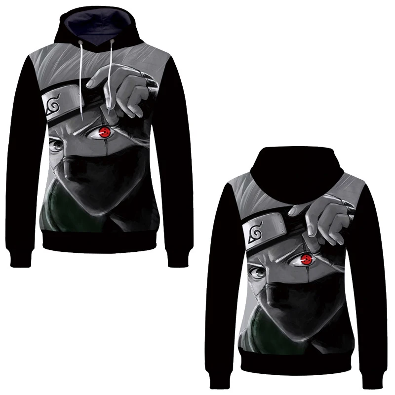 

Fans Wear 2019 Funny Anime Hoodies Naruto Unisex Pullover Hoodies Harajuku Hoodie Hokage Uzumaki Uchiha Sasuke Hatake Kakashi