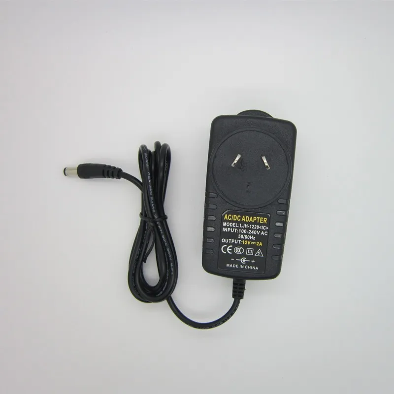 Owlcat AU Стандартный Мощность Plug AC/DC AC100-240V Austrialia Новой Зеландии Питание 12V2A для видеонаблюдения Камера светодиодные лампы