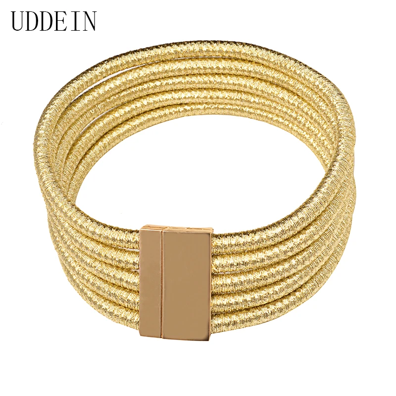 

UDDEIN Maxi Chokers Magnet Button Multilayer Choker Necklace & Pendant Kim Kardashian Statement Necklace Women Wholesale Collar