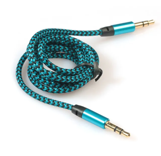 3.5mm Stereo Car pomocniczy kabel Audio z męskiego na męskie dla smartfona 2018 #1 męski kabel audio aux 3.5mm -