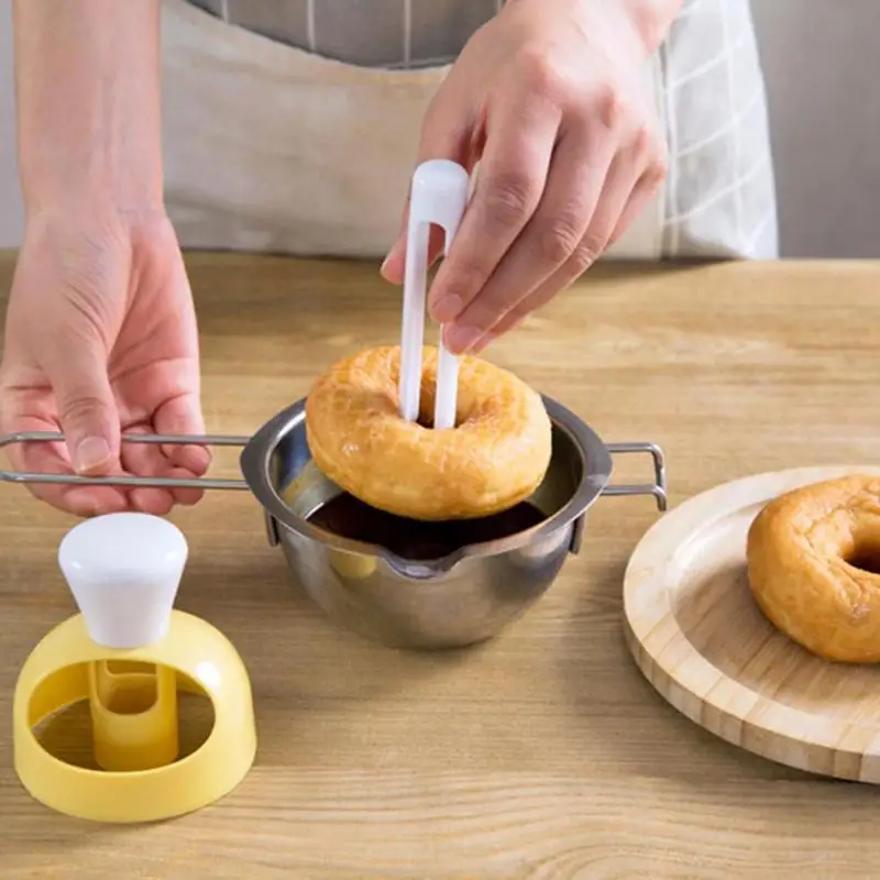 Большая форма для пончиков с Dip зажимом DIY торт формования пончик десерты хлебопечка инструмент для выпечки