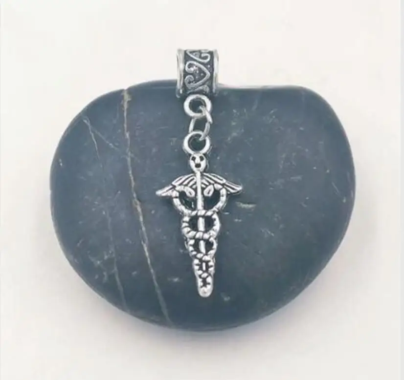 MIXED 50pcs Antique Silver Plated Nurse Doctor Charms Collection