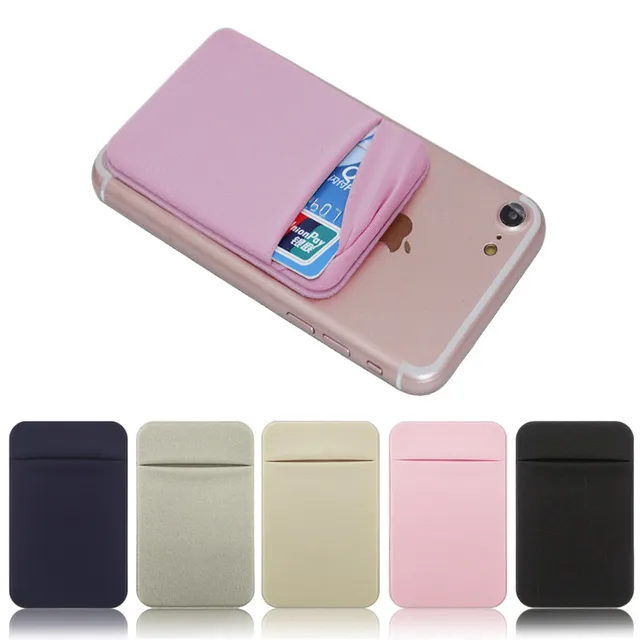 Cheap Elastic Stretch Lycra Adhesive Cell Phone ID Credit Card Holder Women Men Sticker Pocket Wallet Case Card Holder Fit most Phone Cheap Elastic Stretch Lycra Adhesive Cell Phone ID Credit Card Holder Women Men Sticker Pocket Wallet Case Card Holder Fit most Phone