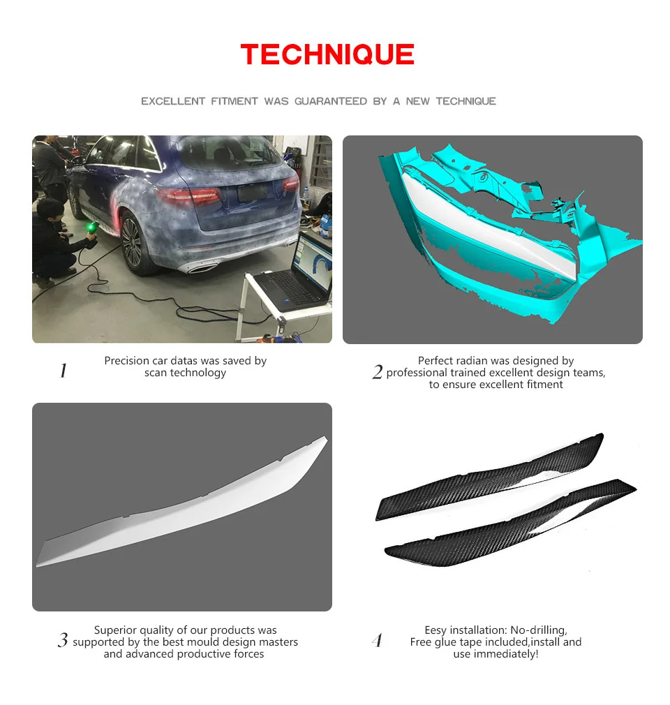 Сухой углеродного волокна фар Веки Наклейка на козырек украшения отделка для AUDI A5 S5 RS5