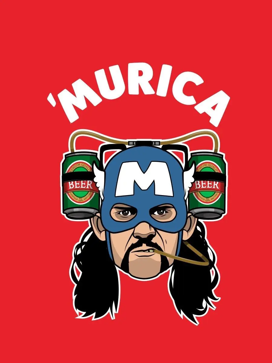 Футболка капитан 'murica Homme Rouge|Футболки| |