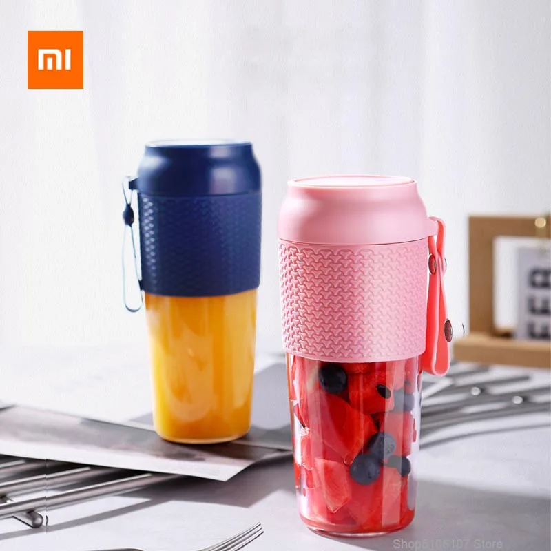 

New Xiaomi Portable Juice Blender USB charging Multi-function Fruit Mixer Waterproof design Outdoor portable juicer