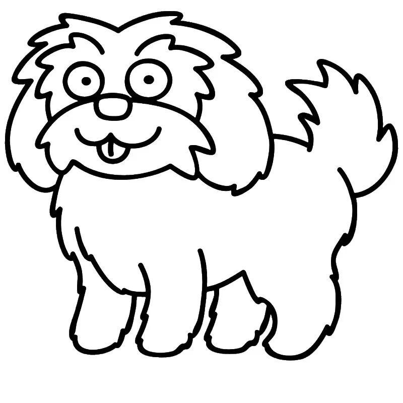 16 3 14 5 Cm Anjing Maltese Shih Tzu Stiker Kreatif Vinyl Decal