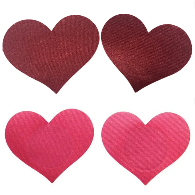 Breast Petals Heart Shape Adhesive Nipple Covers Breasts Petals and