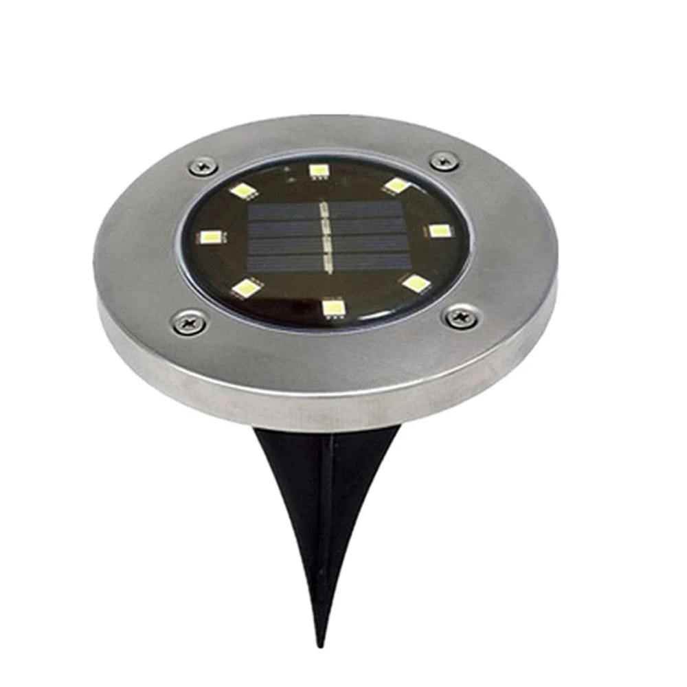 

Solar Powered underground Light Waterproof Garden Pathway Deck Lights With 8 LEDs for Home Yard Driveway Lawn Road