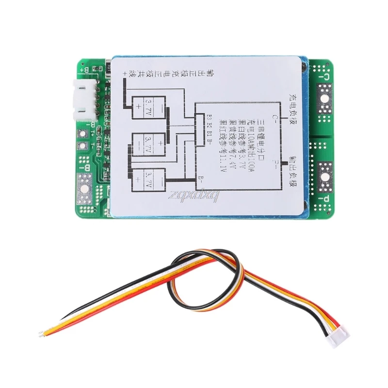 

New 3S 100A Li-ion Lithium 18650 BMS PCM battery protection board bms pcm with balance for li-ion lipo battery cell pack Module