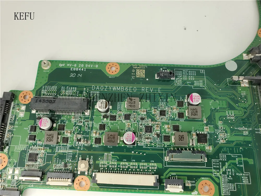 Для ACER Aspire E5-771 E5-771G Материнская плата ноутбука I3-4005U cpu NBMNW11004 DA0ZYWMB6E0 материнская плата с графическим тестом хорошо