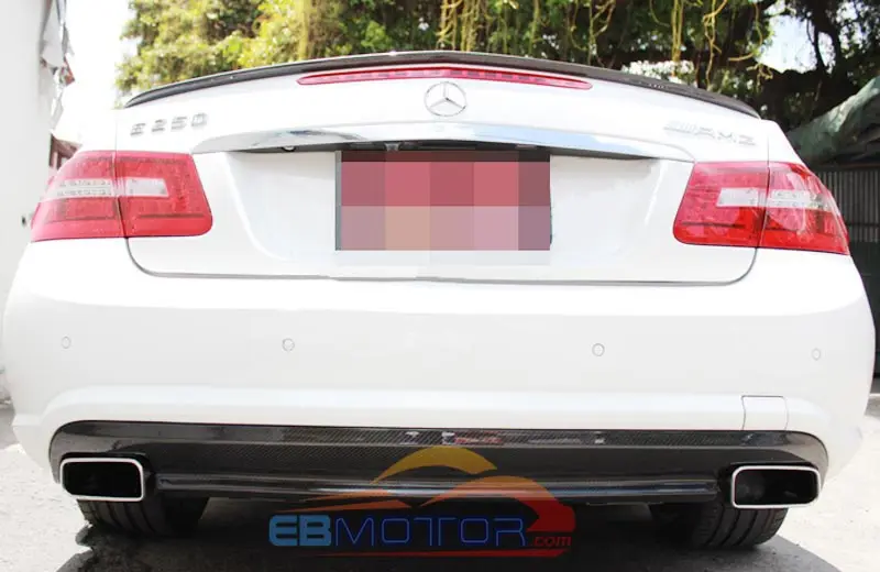REAR CARBON FIBER DIFFUSER FOR MERCEDES BENZ W207 2DR COUPE E550 E500 E350 AMG SPORT PACKAGE