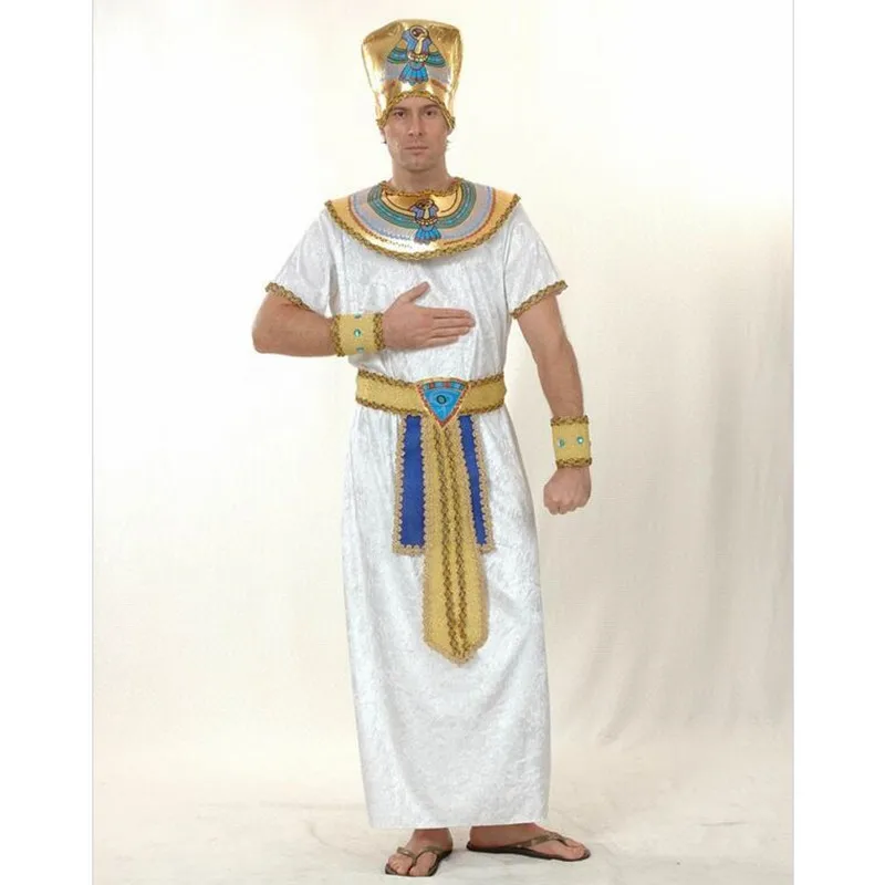 Disfraces de La Reina del faraón del antiguo Egipto, disfraz de Princesa  Real dorada para hombres y mujeres, disfraz de sacerdote para adultos,  cosplay de halloween para niños, ropa para niños _ -