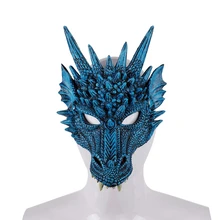 Fancy Dragon Mask Costume Cosplay Adult Halloween Carnival Animals Mask Props Halloween Costume For Adult Suit irek adult plus size saloon girl costume classic halloween cosplay costume for carnival festivals luxury quality