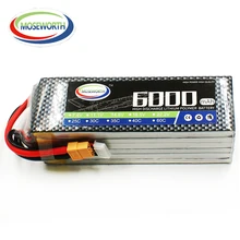 MOSWORTH RC Toy Lipo Battery 6S 22.2V 6000mAh 60C-120C For RC Quadcopter Drone Airplane Helicopter Boat Truck 6S Lipo Battery