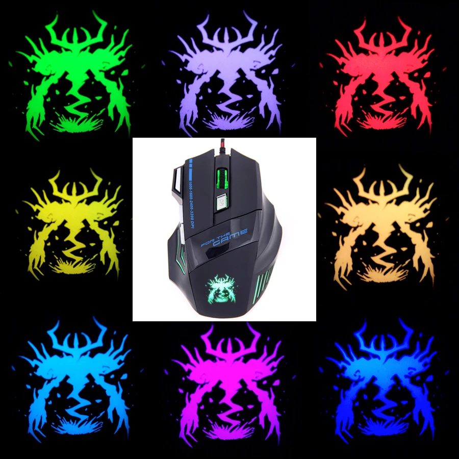 USB Оптический ноутбук ПК Проводная игровая мышь для геймеров Dota2 cs go Игровые мыши