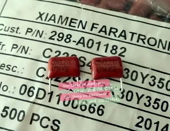 

CBB capacitance 450V 473K 0.047UF 47NF 400V C222S473K30Y350